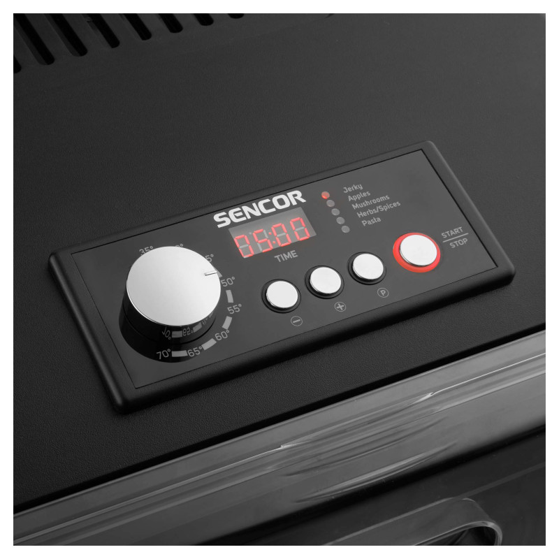 Produktbild för Sencor SFD 6600BK mattork Svart 500 W