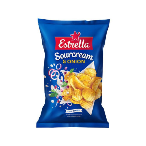 Estrella Chips ESTRELLA sourcream/onion 40g