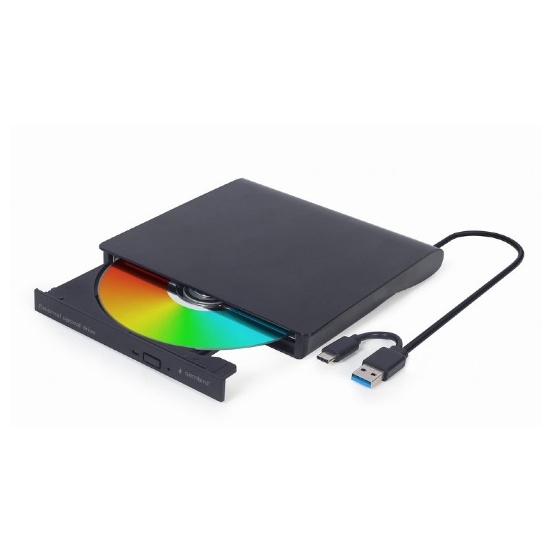 Produktbild för Gembird DVD-USB-03 optiska enheter DVD±RW Svart