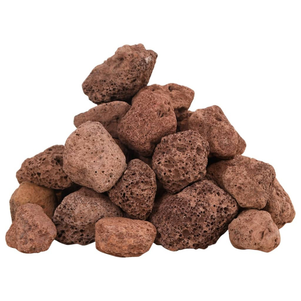 Produktbild för Lavagrus 25 kg röd 3-5 cm