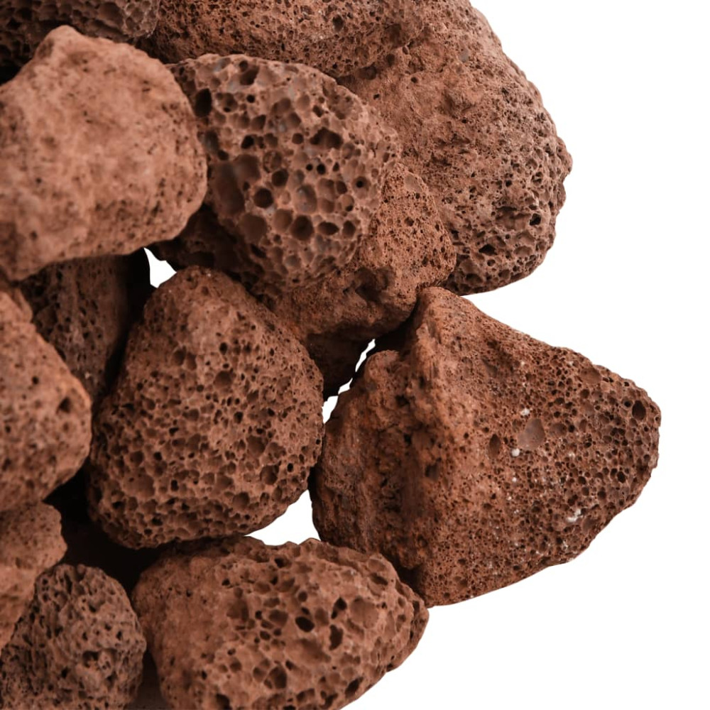 Produktbild för Lavagrus 25 kg röd 3-5 cm