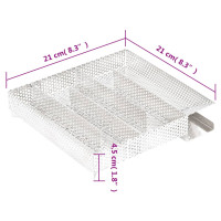 Miniatyr av produktbild för Kallröksgenerator 5-kammare 21 cm rostfritt stål