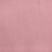 Produktbild för Bänk med ryggstöd rosa 119,5x64,5x75 cm sammet