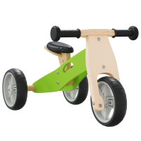 Miniatyr av produktbild för Balanscykel för barn 2-i-1 grön
