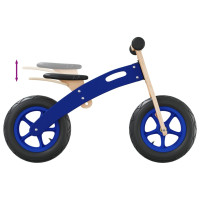 Miniatyr av produktbild för Balanscykel för barn med luftdäck blå