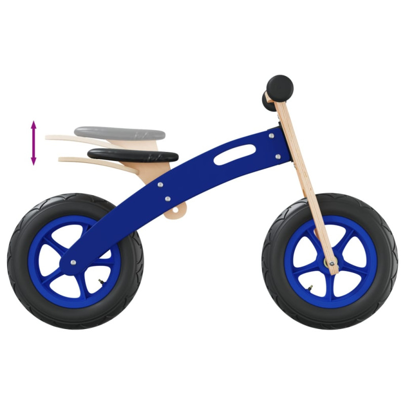 Produktbild för Balanscykel för barn med luftdäck blå