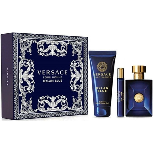 Versace Giftset Versace Pour Homme Dylan Blue Edt 100ml + Edt 10ml + SG 150ml