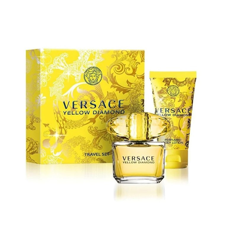 Produktbild för Giftset Versace Yellow Diamond Edt 50ml + 100ml Bodylotion