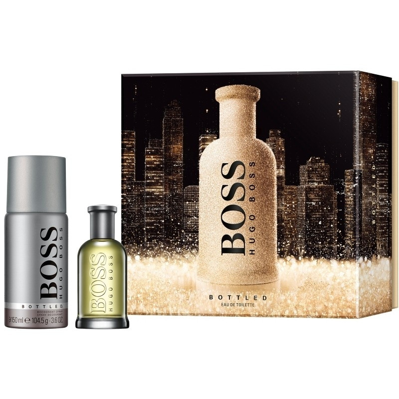 Produktbild för Giftset Hugo Boss Bottled Edt 50ml + Deospray 150ml