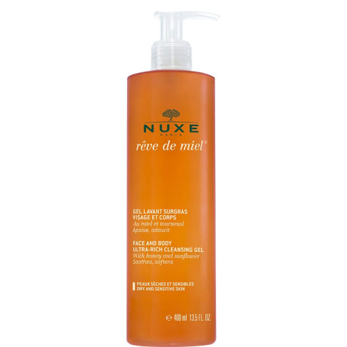 Nuxe Reve de Miel Face & Body Ultra-Rich Cleansing Gel 400ml