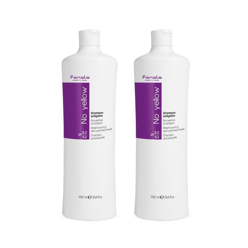 Produktbild för 2-pack Fanola No Yellow Shampoo 1000ml