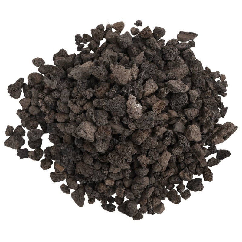 Produktbild för Lavagrus 10 kg svart 1-2 cm