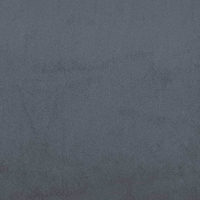Produktbild för Bänk med ryggstöd mörkgrå 119,5x64,5x75 cm sammet