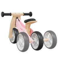 Produktbild för Balanscykel för barn 2-i-1 rosa