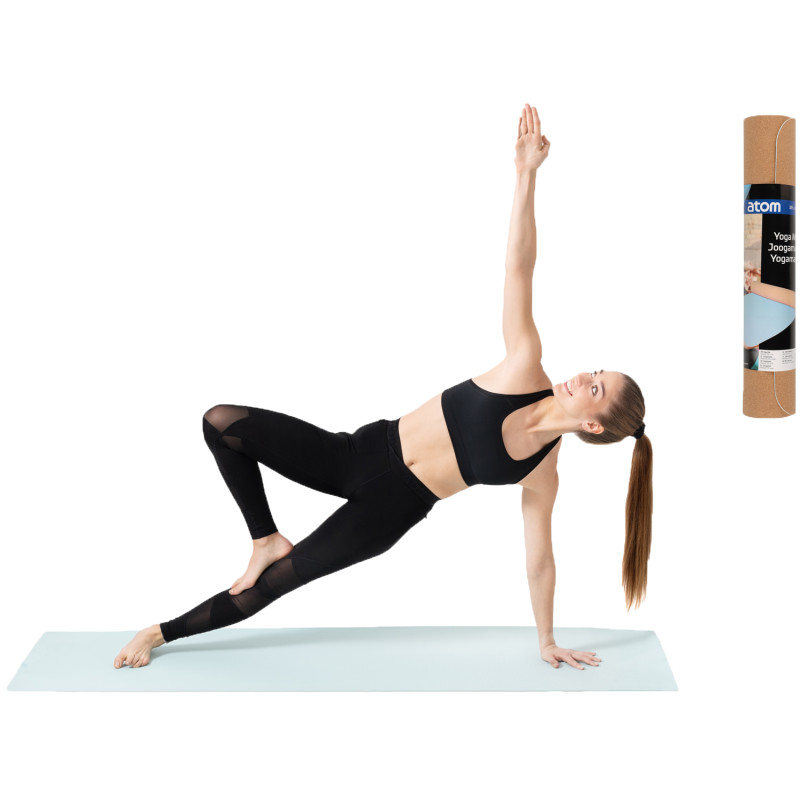 Produktbild för Yogamatta Kork 4 mm