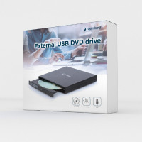 Miniatyr av produktbild för Gembird DVD-USB-04 optiska enheter DVD±RW Svart