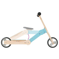 Produktbild för Sparkcykel för barn 2-i-1 ljusblå