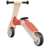 Miniatyr av produktbild för Sparkcykel för barn 2-i-1 röd