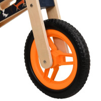 Produktbild för Balanscykel för barn orange tryck