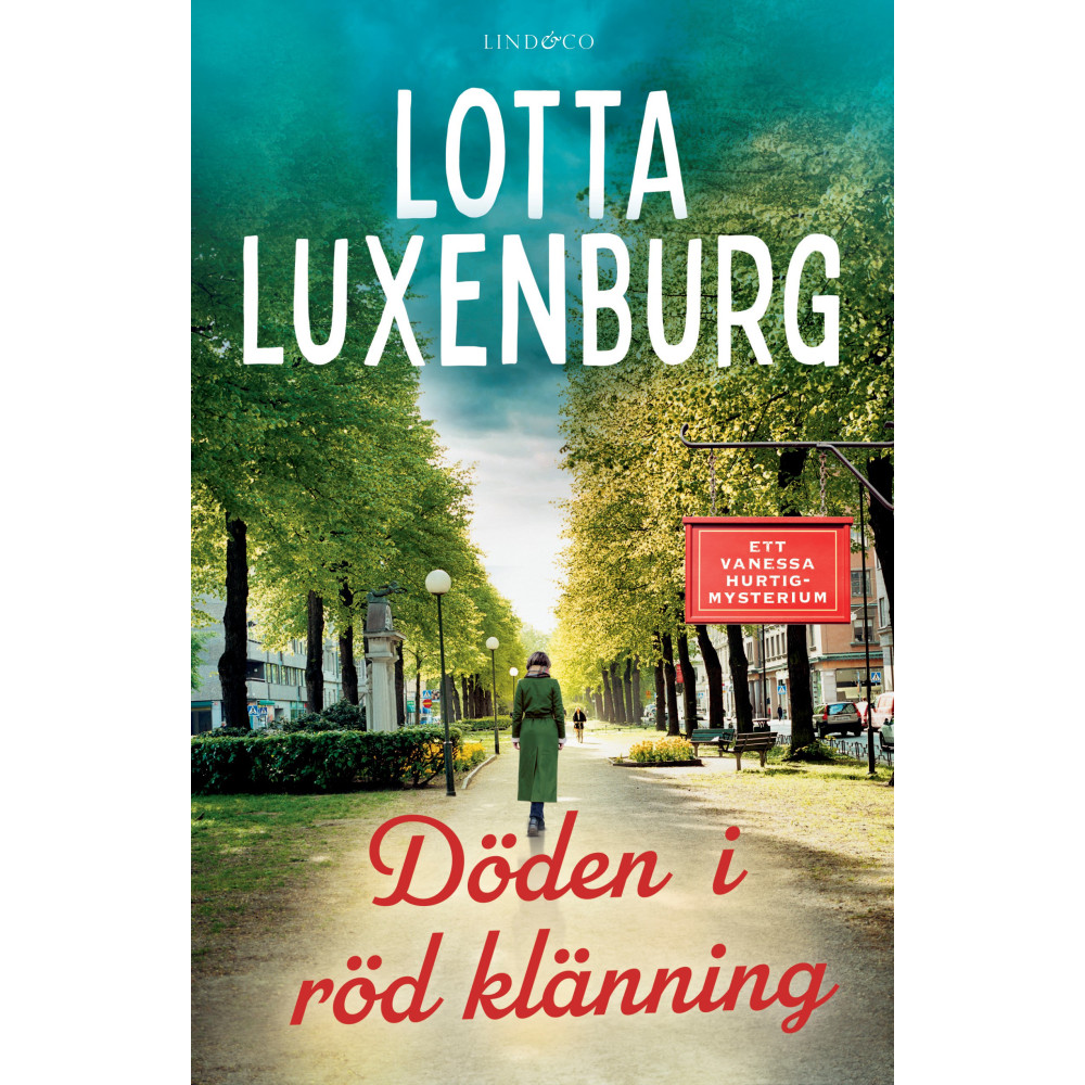 Produktbild för Döden i röd klänning (inbunden)
