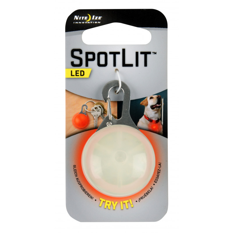 Produktbild för Spot Lit LED blinklampa röd
