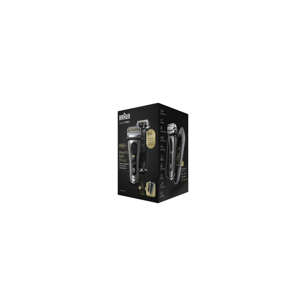 Produktbild för Braun Series 9 Pro+ 9575cc Wet & Dry, Folierakapparat, Metal...