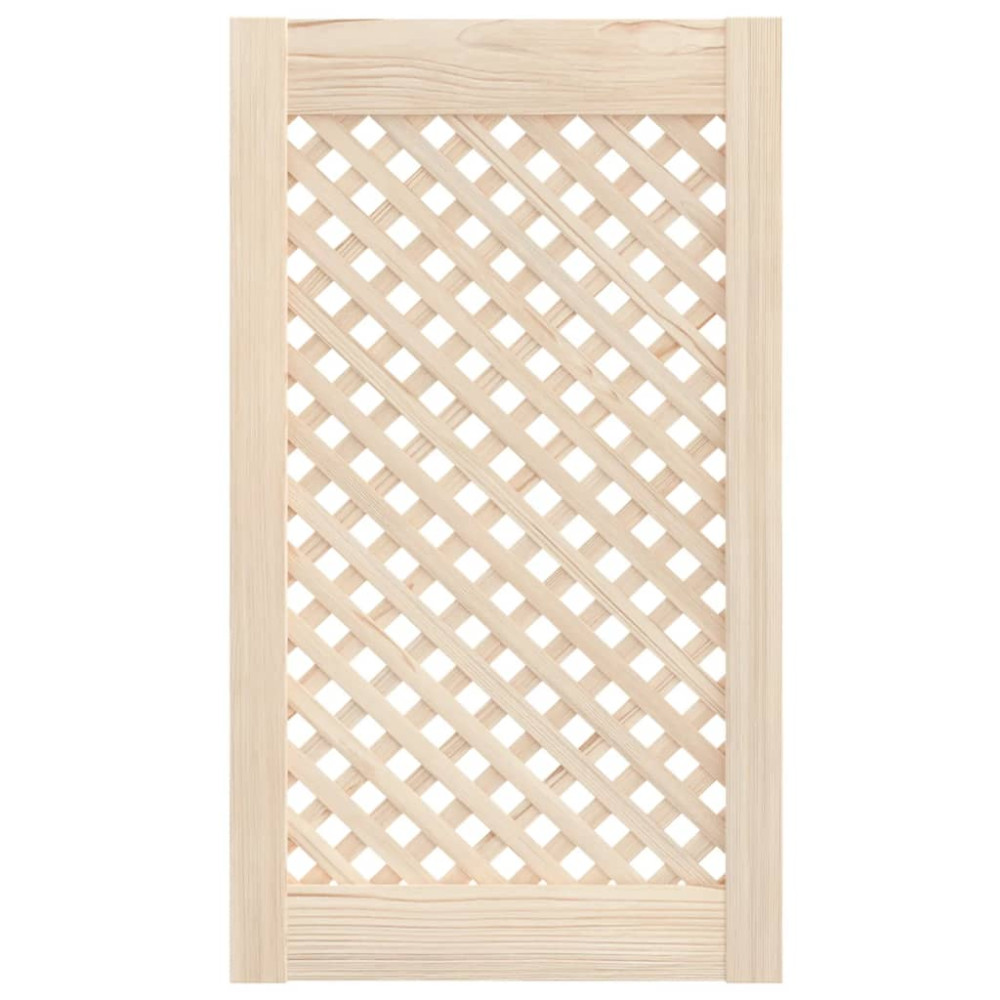 Produktbild för Skåpluckor gallerdesign 2 st 39,5x69 cm massiv furu