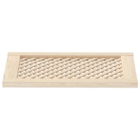 Produktbild för Skåpluckor gallerdesign 2 st 39,5x69 cm massiv furu