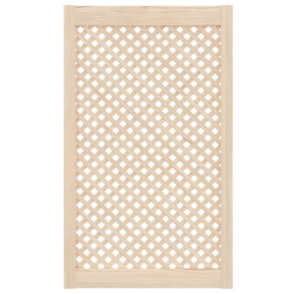 Produktbild för Skåpluckor gallerdesign 2 st 59,5x99 cm massiv furu