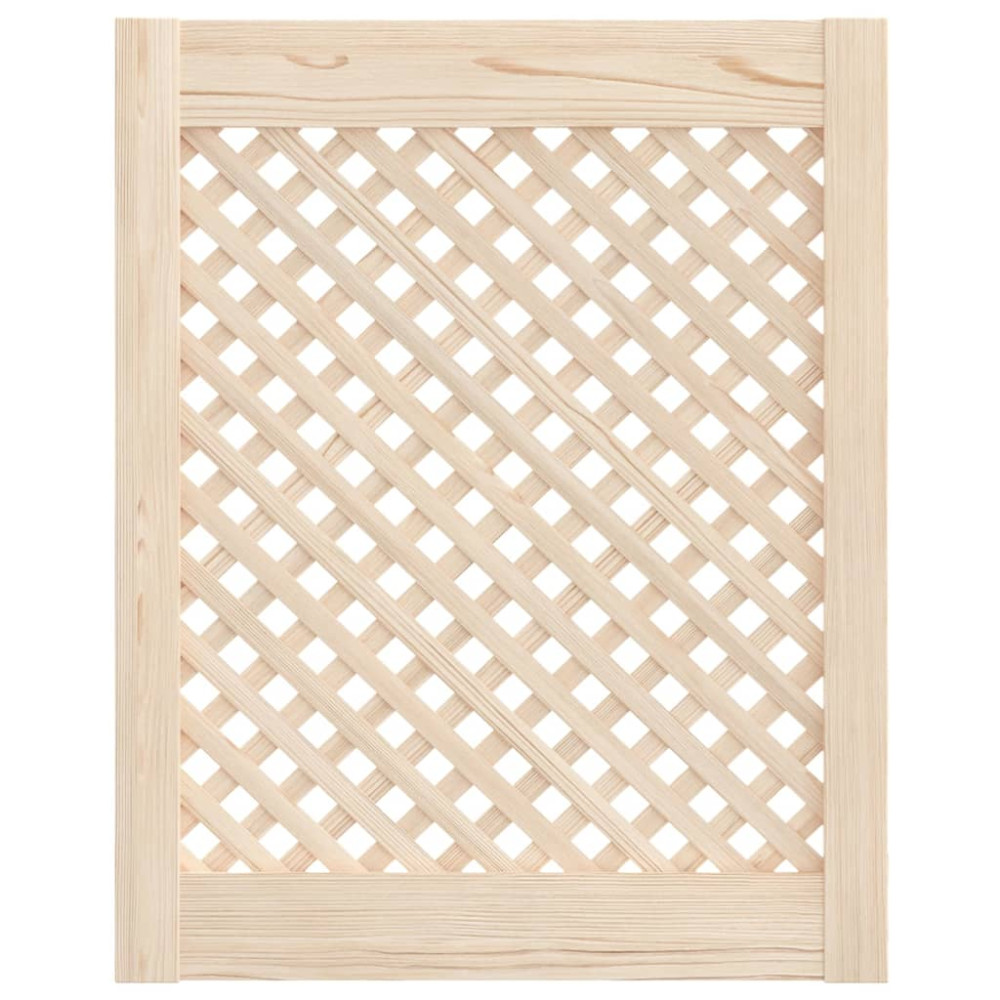Produktbild för Skåpluckor gallerdesign 2 st 49,5x61,5 cm massiv furu
