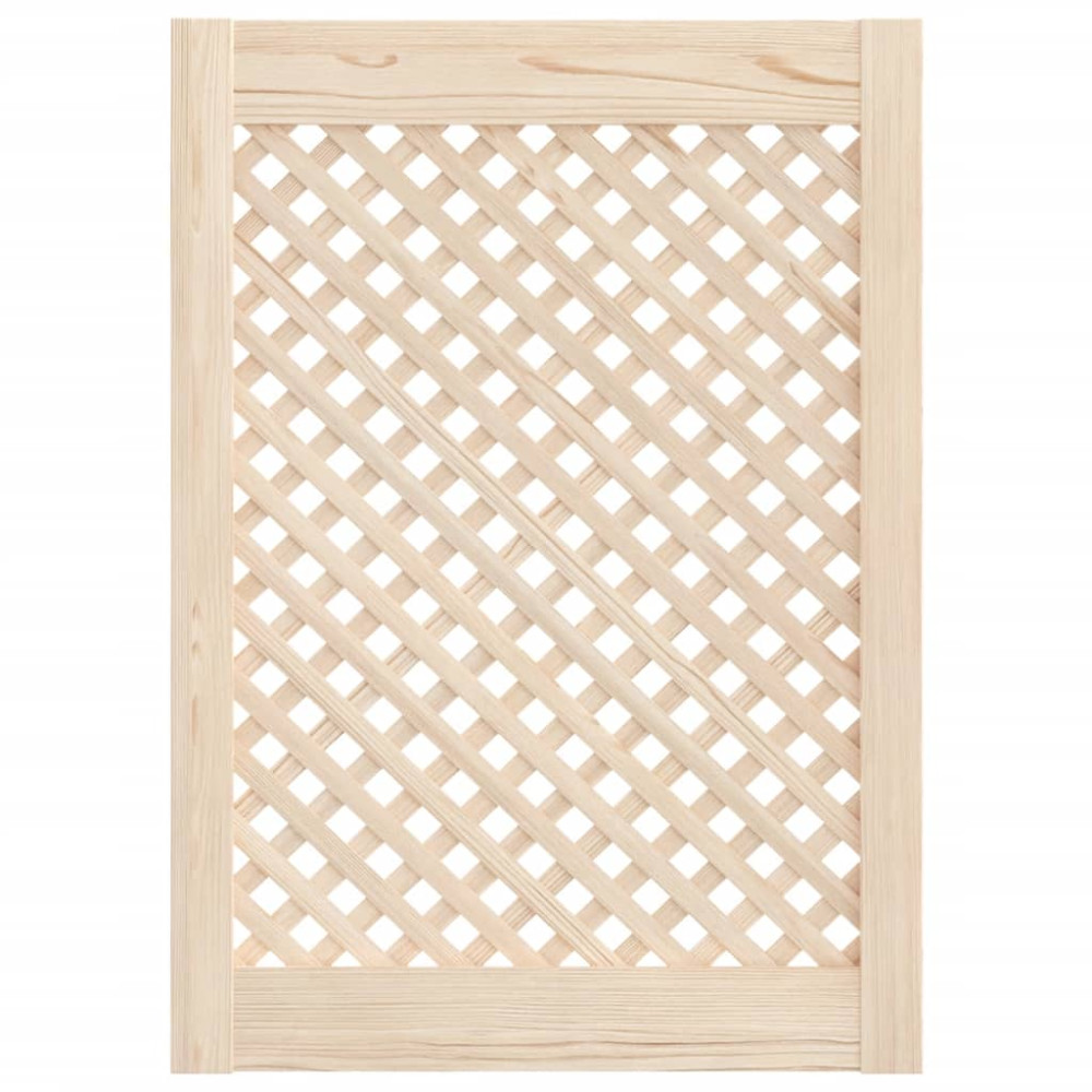 Produktbild för Skåpluckor gallerdesign 2 st 49,5x69 cm massiv furu