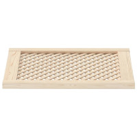Produktbild för Skåpluckor gallerdesign 2 st 49,5x69 cm massiv furu