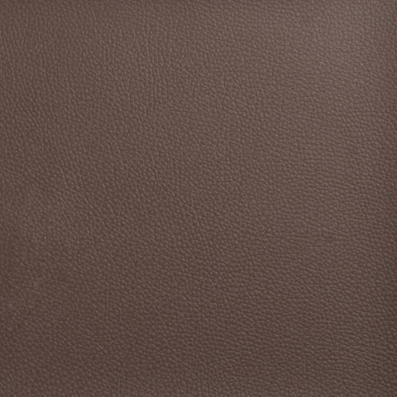 Produktbild för Reclinerfåtölj med fotstöd brun konstläder