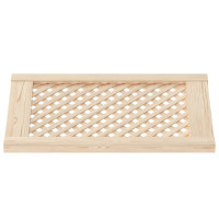 Produktbild för Skåpluckor gallerdesign 2 st 39,5x61,5 cm massiv furu