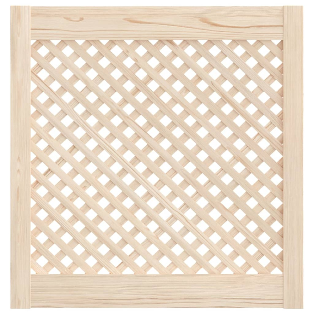 Produktbild för Skåpluckor gallerdesign 2 st 59,5x61,5 cm massiv furu