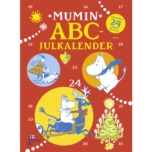 Paula Nivukoski Mumin Julkalender med pysselböcker (bok)