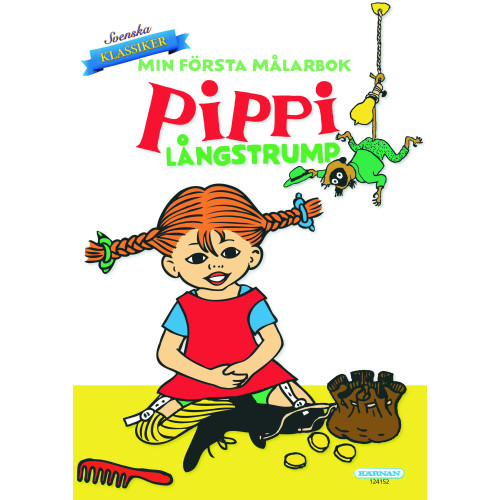 Egmont Publishing AB Min första målarbok Pippi Långstrump (häftad)