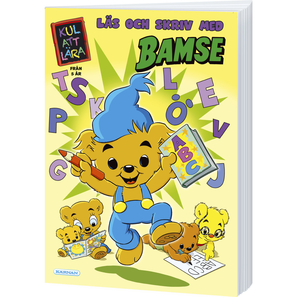Produktbild för Läs och skriv med Bamse (häftad)