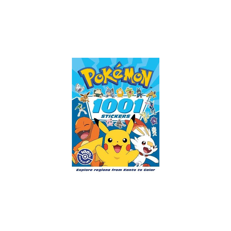 Produktbild för Pokemon: 1001 Stickers (häftad, eng)