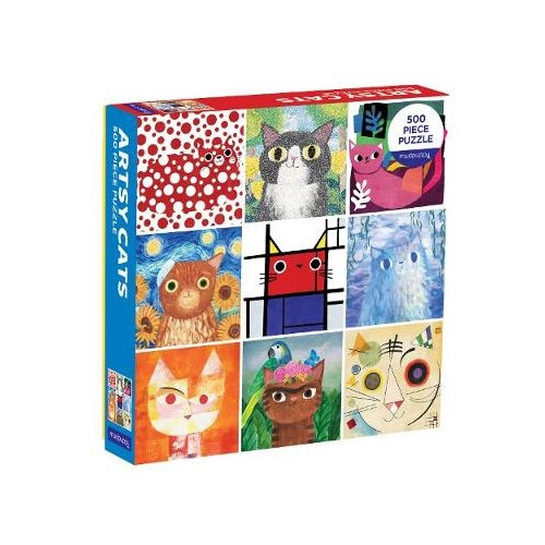 MacMillan Ltd NON Books Artsy Cats 500 Piece Family Puzzle (bok, eng)