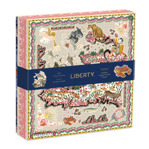MacMillan Ltd NON Books Liberty London Maxine 500 Piece Double Sided Puzzle With Shaped Pieces (bok, eng)