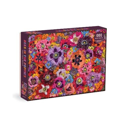 Galison Bees in the Poppies 1000 Piece Puzzle (bok, eng)