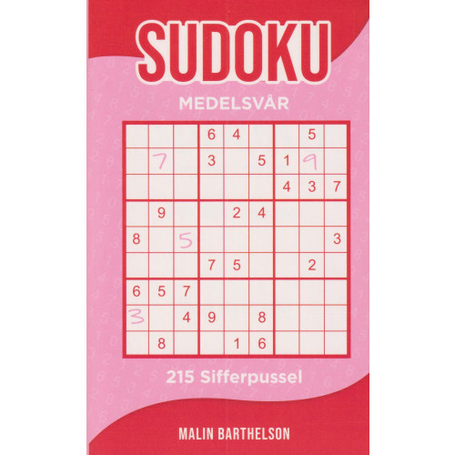 Barthelson Förlag Sudoku Medelsvår (pocket)