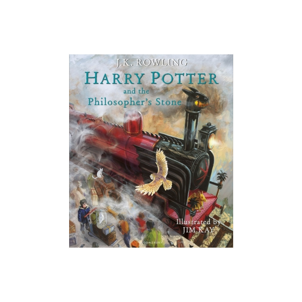 Produktbild för Harry Potter and the Philosophers Stone Illustrated Edition (inbunden, eng)