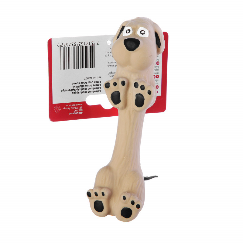 Produktbild för Latexhund med pipljud