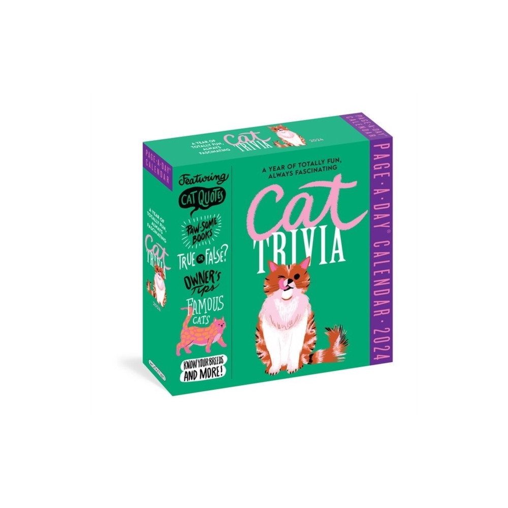 Köp Cat Trivia PageADay Calendar 2024 (bok, eng) online