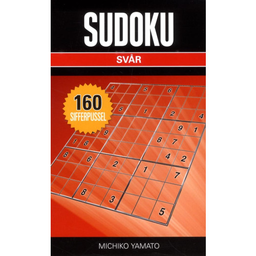 Michiko Yamato Sudoku Svår Svart (pocket)