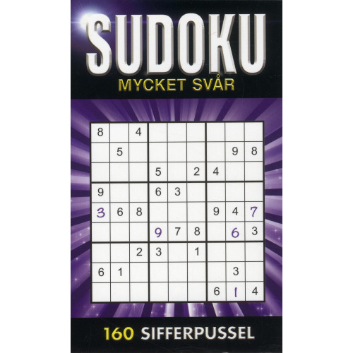 Michiko Yamato Sudoku Mycket svår Lila (pocket)