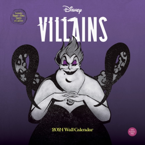 Chronicle Books 2024 Disney Villains Wall Calendar (bok, kartonnage, eng)