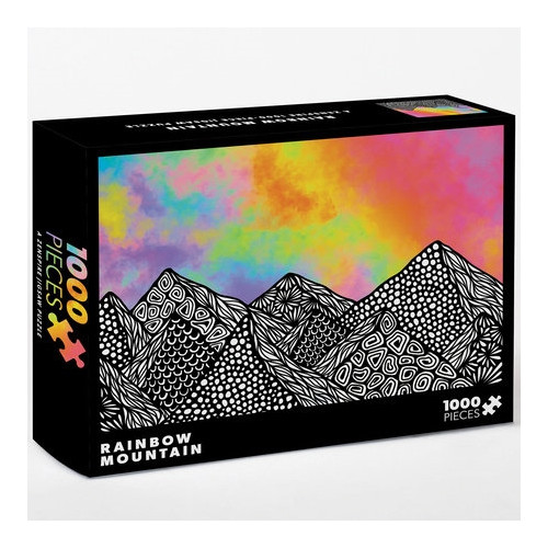 Brita Lynn Thompson Rainbow Mountain : A Zenspire 1000-Piece Puzzle for Adults (bok, eng)
